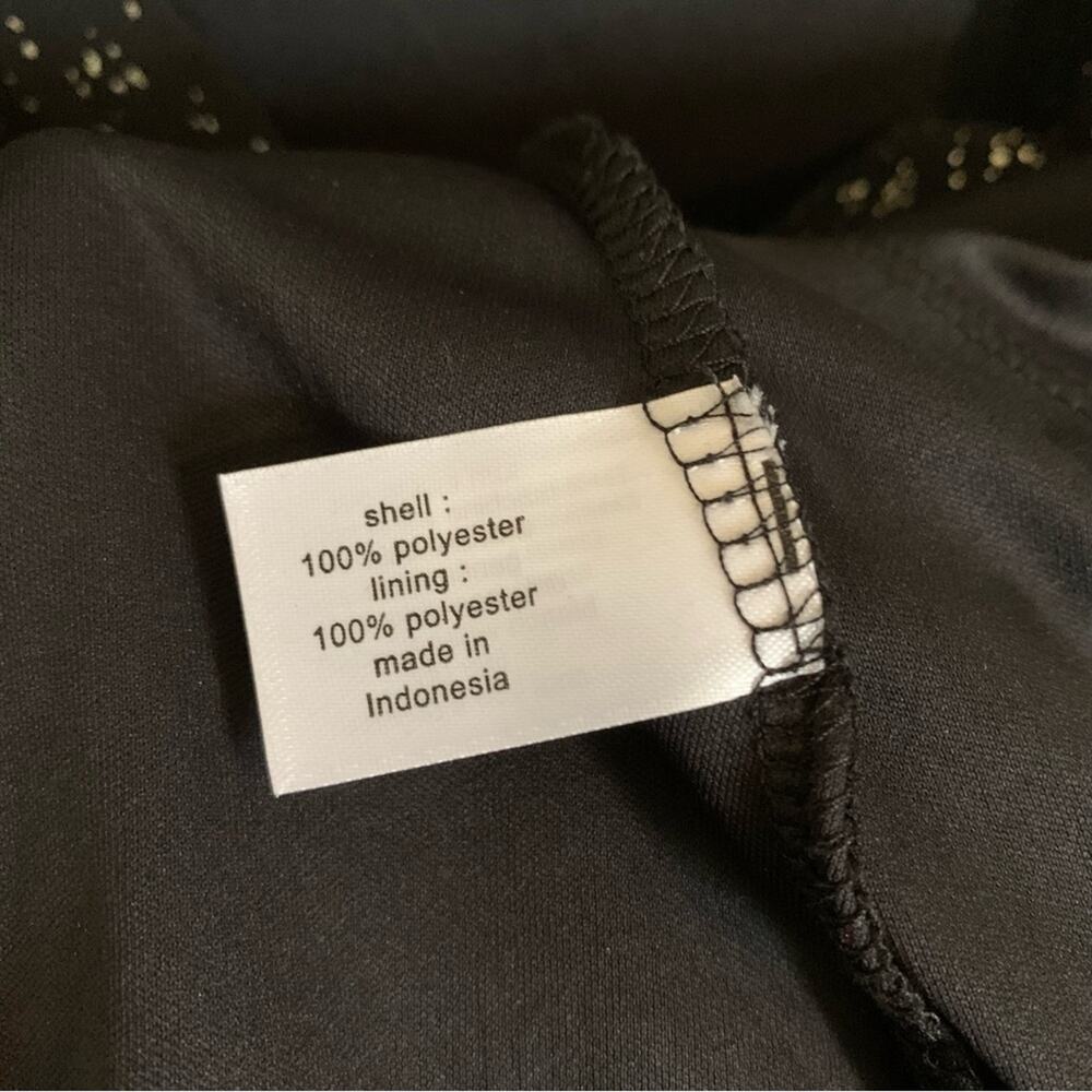 Lane Bryant | metallic print tunic long sleeve elastic waist cross front v neck - Picture 9 of 12